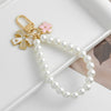 White Bow Pink Flower