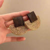 Brown Woven Arc