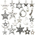 Metallic Star and Moon Metal Charms with 23 Listed Options view 5
