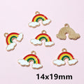 Colorful Enamel Rainbow Charms in Thirteen Designs and Mixed Set view 11