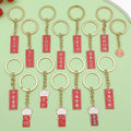 Message Tag Charm Keychains in 23 Pictured Variations for Bags and Keys view 1
