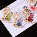 Translucent Wing Dragonfly Keychains in Green Red Purple and Assorted Colors view 9