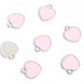 Enamel-Look Gold Silver Heart Alloy Charms in 14 Styles view 9
