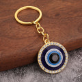 Evil Eye Metal Keychains: Owl, Hamsa Hand, Elephant and Round Styles view 10
