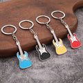 Metal Electric Guitar Keychain With Six Color Options view 1