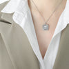 Steel White Pendant
