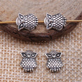 Owl Shaped Small Hole Bead for Jewelry Making Supplies view 2