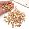 Gold-Tone Seashell Metal Charms for Jewelry and Craft Projects view 3