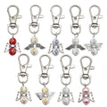 Beaded Guardian Angel Keychain Silver Clasp Nine Styles view 5