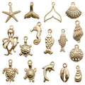 Yellow Turtle and Octopus Shell Charms with 17 Listed Options view 5