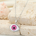 Gold and Silver Tone Realistic Eyeball Pendant Necklaces view 4