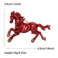 Running Horse Brooch in Five Glossy Enamel Finishes view 8
