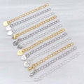 Five Charm Style Metal Extension Chains Jewelry Findings view 2