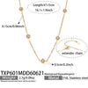 Gold Clear Necklace