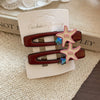 Burgundy Pair
