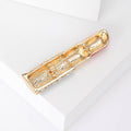 Red Lipstick Brooch with Detailed Metal-tone Finish view 4
