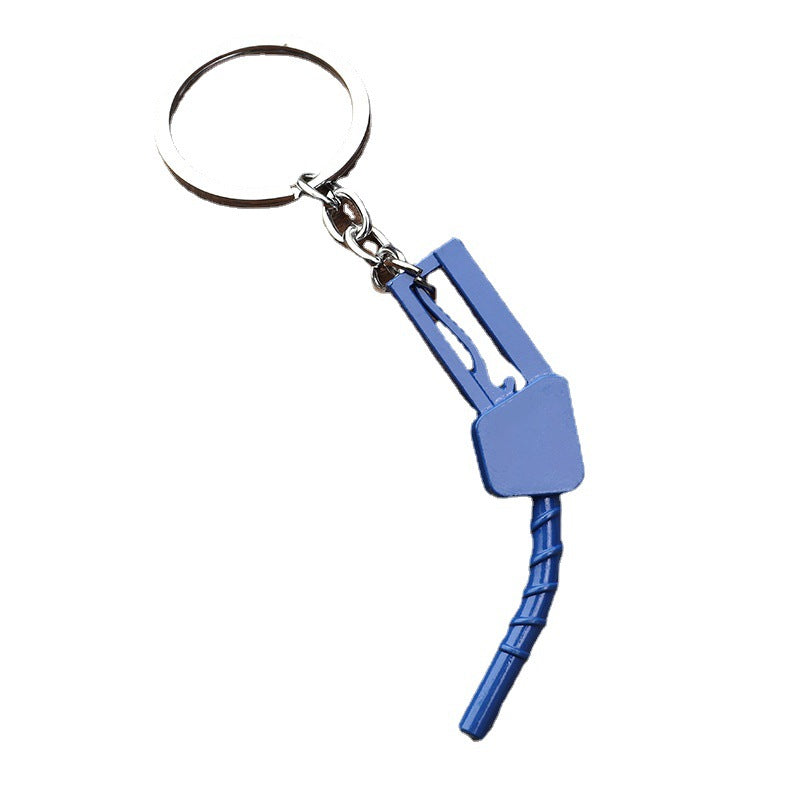 Mini Fuel Nozzle Zinc Alloy Keychain Creative Gift Pendant