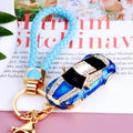 Jeweled Sports Car Keychains with Braided and Bare Wrist Loops view 6