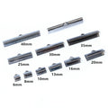 Serrated Ribbon End Clamps in Mixed Sizes and Finishes view 3