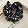 Leopard Print Fabric Scrunchie and Duckbill Hair Clips view 6