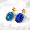 Short Blue Druzy