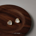 Gold Heart Cat Eye Stud Earrings Rope Bezel Cream Stone view 6