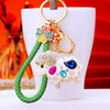 White Crystal-Sheep Green-Braid-Strap