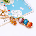 Jeweled Fruit and Vegetable Keychain Collection in Forty-Seven Options view 11