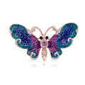 Butterfly Enamel Metal Brooch Pin for Jackets and Lapels view 1