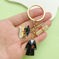 Graduation Charm Keychains Featuring Red Book Across 31 Pictured Variations view 2