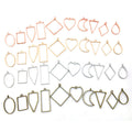 Metallic Pendant Frame Metal Charms with 8 Listed Options view 4