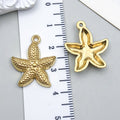 Gold-Tone Starfish and Seashell Shell Charms with 9 Listed Options view 10