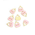 Enamel-Look Handbag Alloy Charms in 12 Styles for Jewelry Crafts view 10