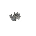Silver Tone Starburst Crystal Ear Cuff for One Ear view 5