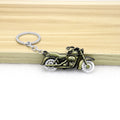 Moving Motorcycle Wheel Alloy Keychain Pendant Accessory