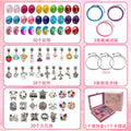 Multicolor Colorful Jewelry Kit and Jewelry Box Metal Charms with 2 Listed Options view 2