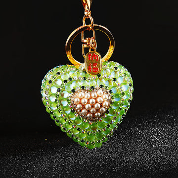 Cat Eye Heart Keychains in Seven Colors plus Assorted Option