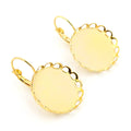 Scalloped Round Leverback Earring Trays in Twelve Options view 8