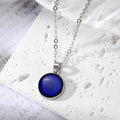 Silver Tone Blue Moon Heart Butterfly and Star Pendant Necklaces view 7