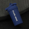 Soft Rubber Sport Bottle Shaker Cup Charm Pendant Ten Colors view 6