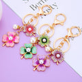 Pearl Double Clover Flower Keychains in Three Colors plus Assorted Option view 7