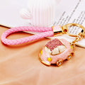 Jeweled Beetle Car Keychains With Color and Wrist Strap Options view 6