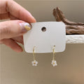 Crystal Butterfly Tassel Huggie Earrings Fashion Jewelry Accessories view 4