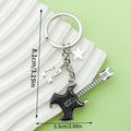 Guitar, Microphone and Saxophone Charm Keychains in 11 Pictured Variations view 8