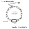 Steel Green Bracelet