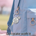 Soul Sister Best Friend Round Disc Heart Charm Keychain view 4