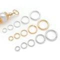 Closed Metal Jump Rings in Five Sizes Jewelry Findings view 1