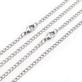 Stainless Steel Necklace Chains With Lobster Clasp in Two Finishes view 6