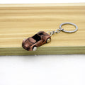 Open-Top Sports Car Metal Keychain in Three Colors view 2