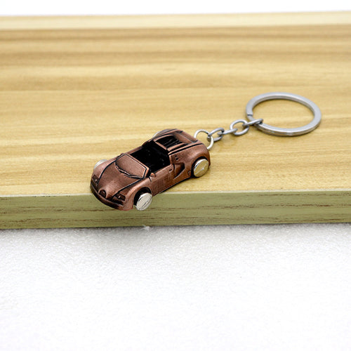 European Convertible Car Model Alloy Keychain Promotional Gift Accessory